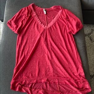 Red Free People Top
